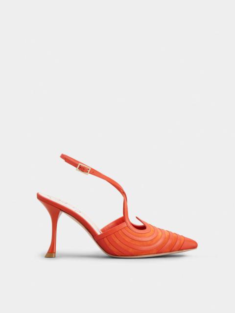 I Love Slingback Pumps in leather