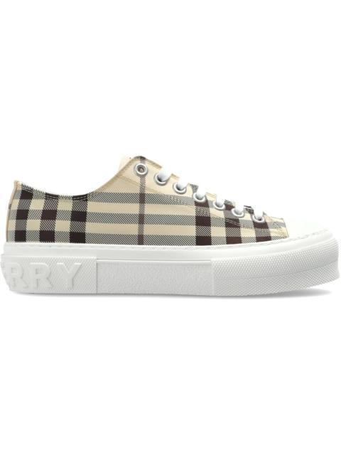 Burberry Training Jack Check Sneaker Light Beige (Women's)