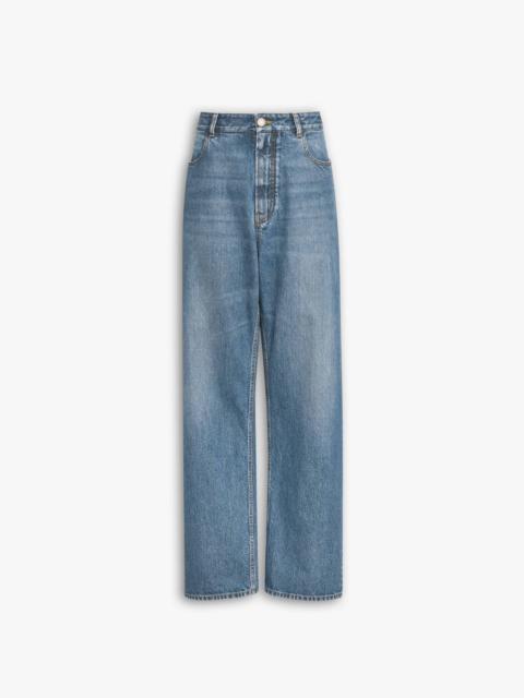 LOW WAIST DENIM PANTS