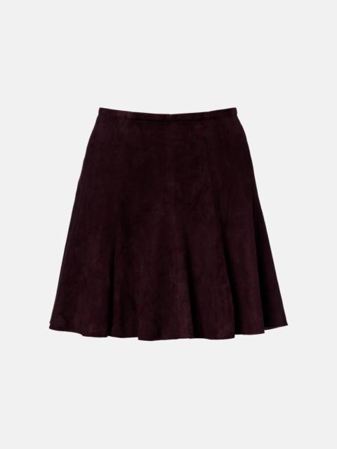 Mila suede miniskirt