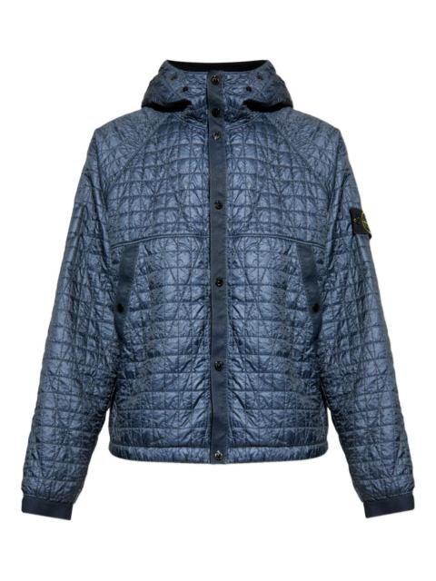 4100023 quilted logo-patch jacket