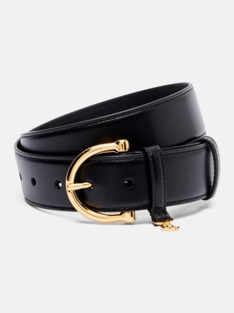 Leather belt