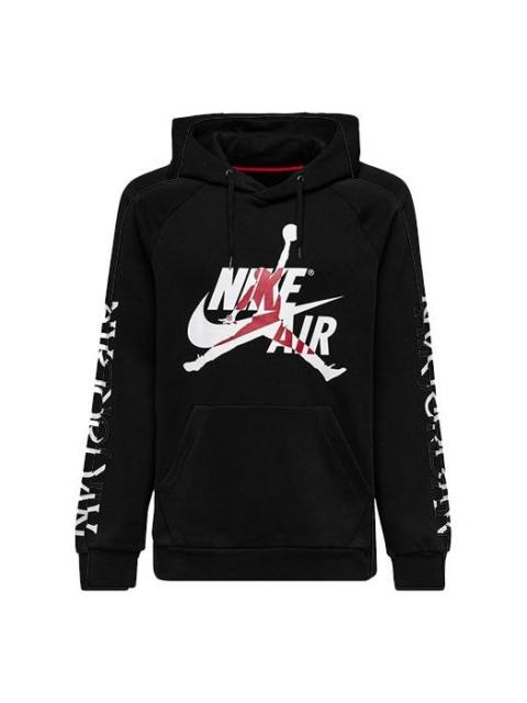 Men's Air Jordan Jumpman Classics Alphabet Printing Sports Black BV6010-010