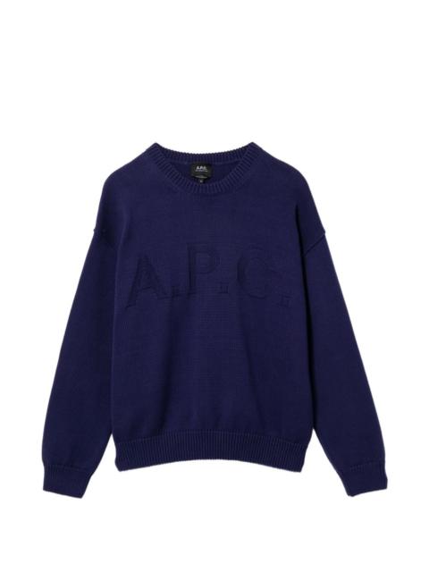 logo crewneck sweater