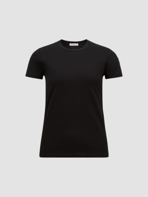 Logo Patch Cotton Jersey T-Shirt