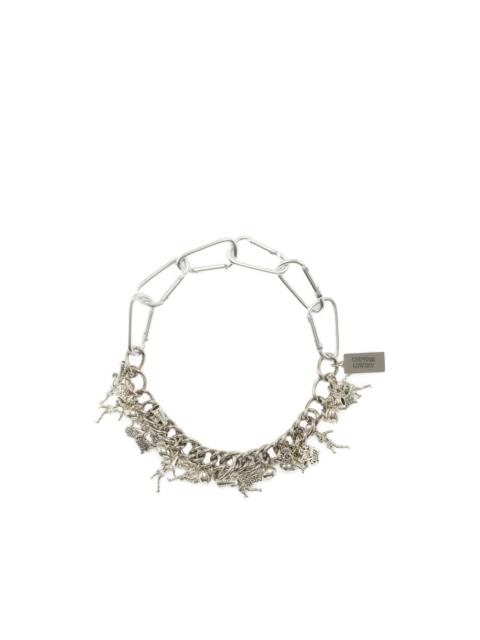 Sports Fan Carabiner necklace