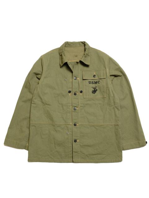 U.S. MARINE CORPS M-1944 HERRINGBONE UTILITY JACKET - BR15123