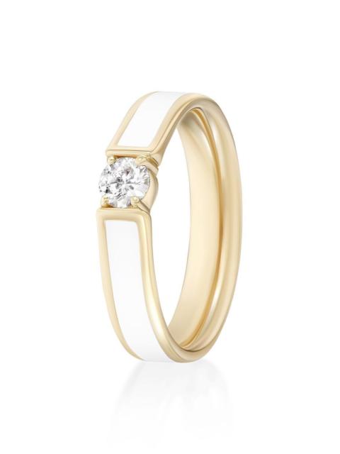 White Honey Diamond Ring