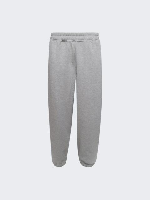 Biker Cross Logo Sweatpants Grey Melange