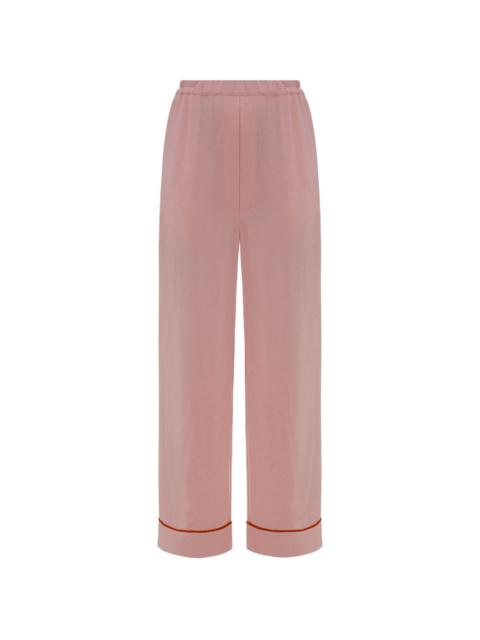 Finnegan piped pajama-style trousers