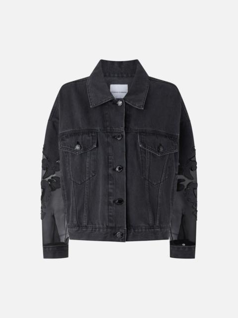 ジャケット Pinko ELEVATION CANVAS JACKET Pinko Mirko shiny nylon jacket for women 101598a11k Black