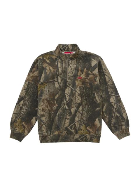 Supreme Small Box Half Zip Pullover Realtree Hardwoods Camo