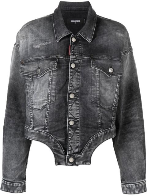 cropped denim jacket