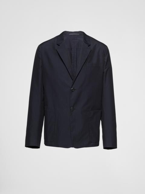 Single-breasted cotton jacket