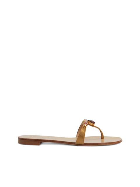 Katisha embellished thong sandals