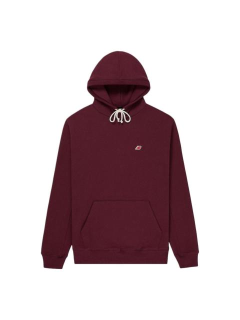 New Balance MADE in USA Core Hoodie 'Burgundy' MT21540-NBY