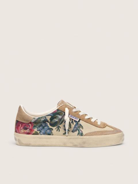 Women’s Soul Star in canvas and suede with colorful print