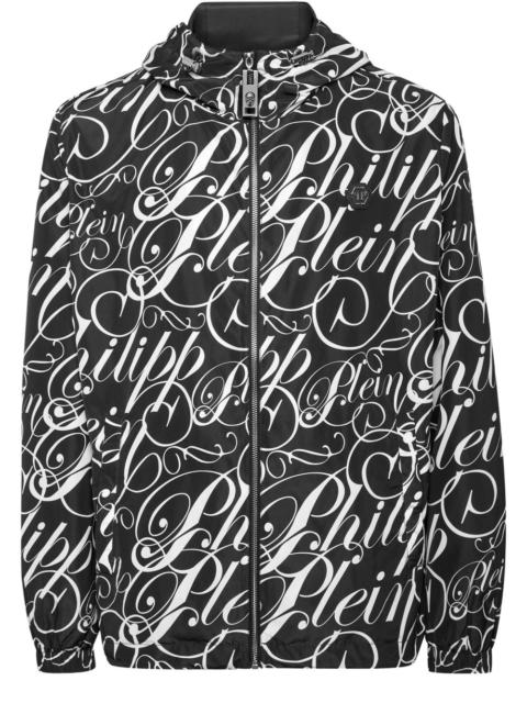 logo-print jacket