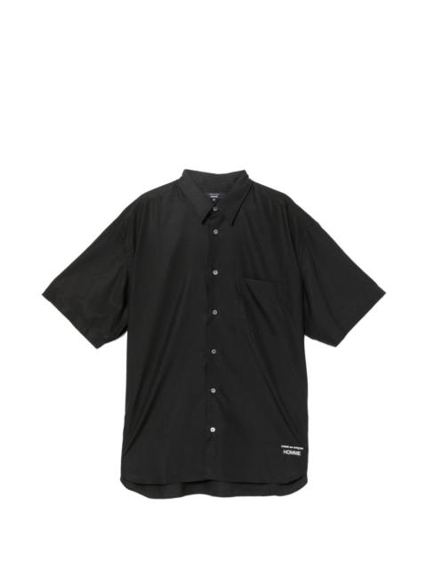 logo-embroidered shirt