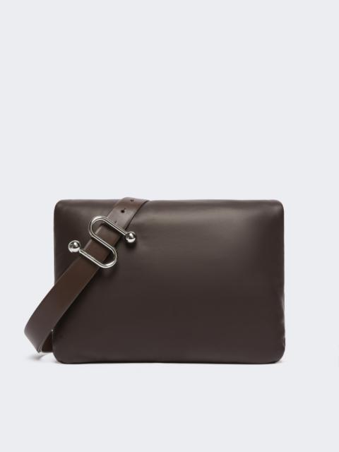 SOFFY Padded nappa-leather envelope bag