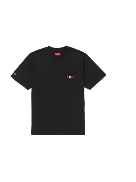 Supreme Playboy Pocket Tee Black
