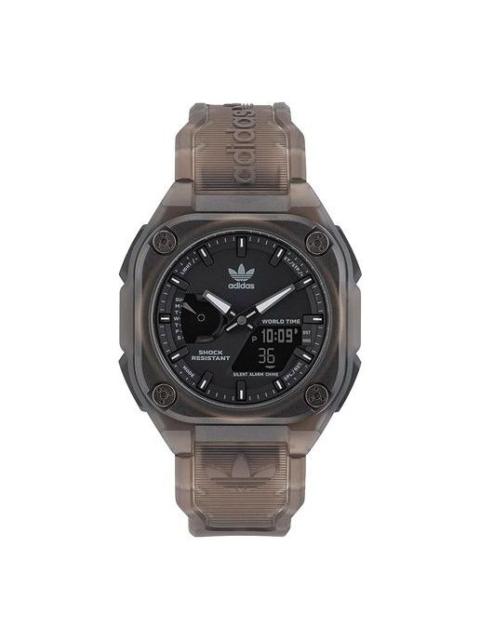 adidas Gray Resin Strap Watch 'Brown Black' AOST230592I