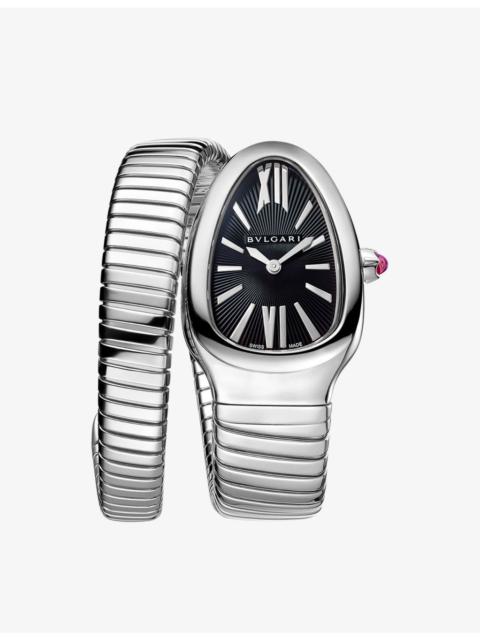 SP35BSS.1T Serpenti Tubogas stainless-steel quartz watch