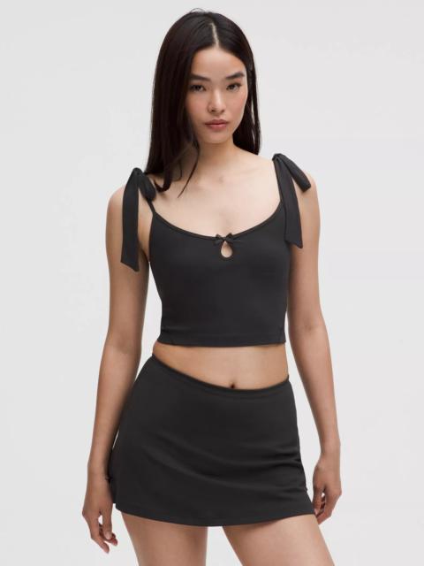 Nulu Bow-Detail Tank Top *Set of the Month: Balletcore
