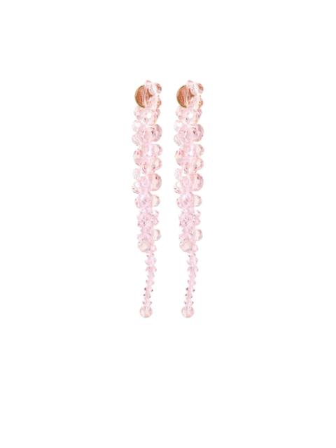 crystal-embellished earrings