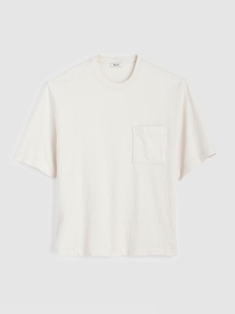 Boxy Slub Pocket Tee