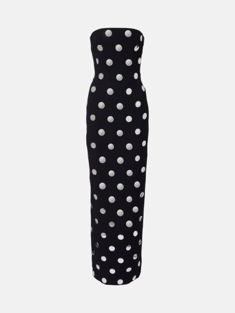 Polka-dot gown