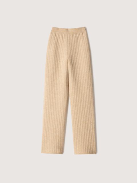 SHAD - Knitted straight-leg pants - Cream