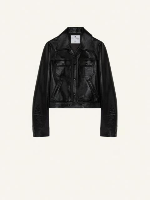 VINYL TRUCKER JACKET