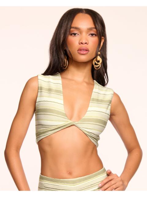 Striped Oliwia Bikini Top