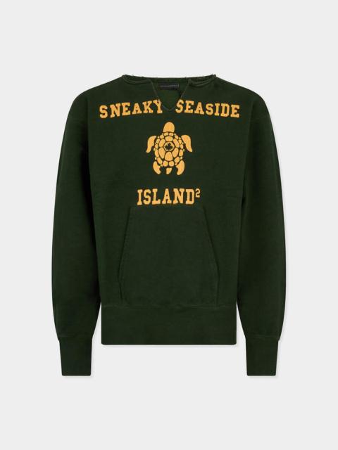 VINTAGE DYED LONG & LEAN FIT CREWNECK