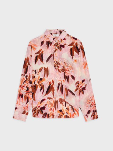 relaxed shirt IN crepe de chine