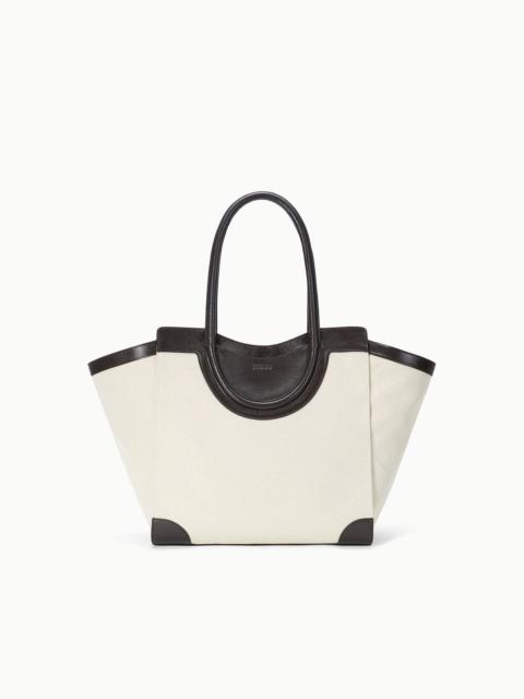 STAUD MAUDE TOTE BAG NATURAL ESPRESSO