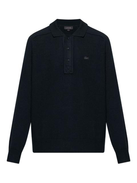 buttoned polo shirt