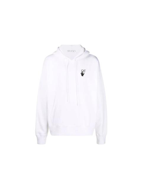 OFF-WHITE Bubble Arrows Hoodie White Black