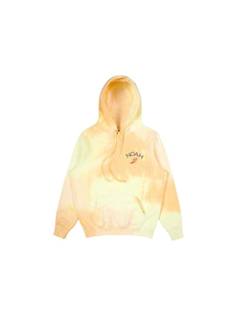 Noah Sun Dyed Winged Foot Hoodie Yellow