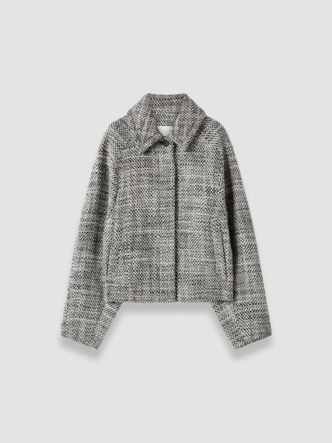 Geroux Crosshatch Virgin Wool Coat