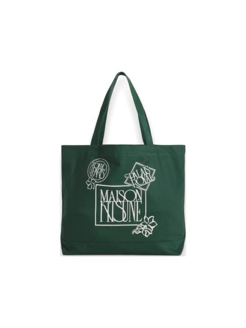 Art Nouveau stamp tote bag