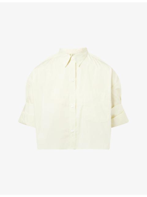 Next Ex Cropped Cotton Shirt