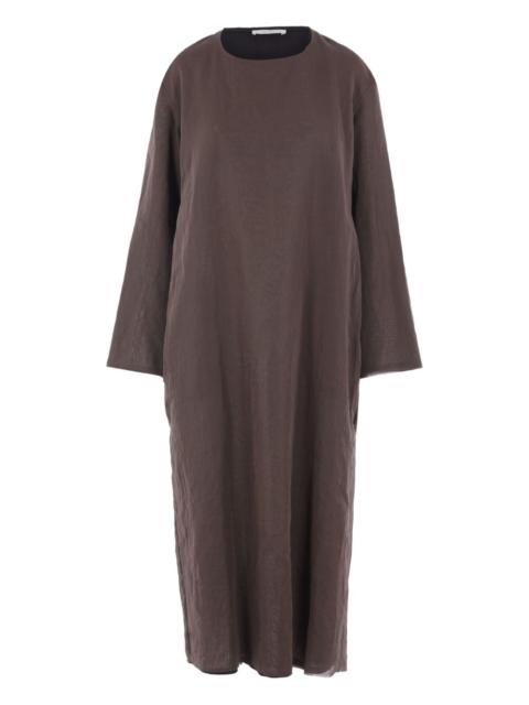 Catia long-sleeve cotton maxi dress