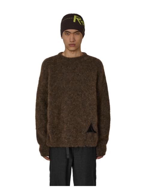 Dropstitch Mohair Knit Crewneck