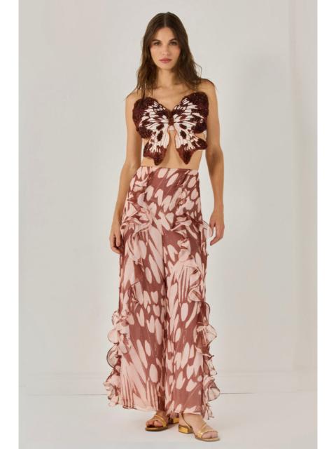BUTTERFLY FLUTTER PANTS (RUNWAY)