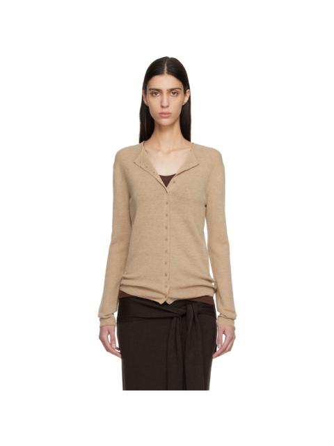 Tan Anne Knit Cardigan