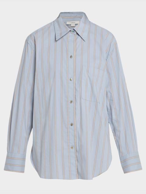 Stripe Button-Front Shirt