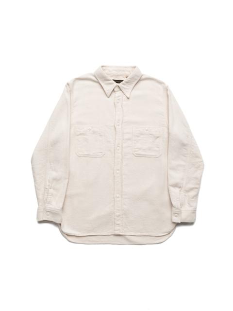 Flannel Work Shirt - Ecru