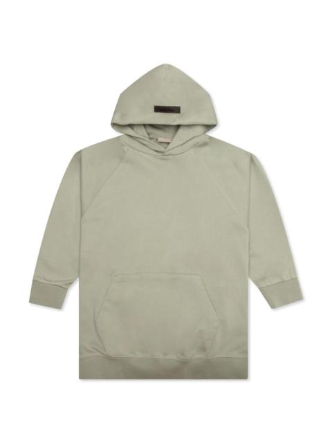 FEAR OF GOD ESSENTIALS WOMEN'S 3/4 SLEEVE HOODIE - SEAFOAM